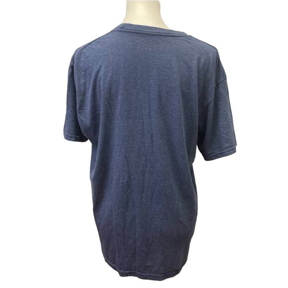 2016 Nirvana Mens Large Smiley Face Short Sleeve PolyCotton Crew Neck Tee Shirt - Picture 3 of 4